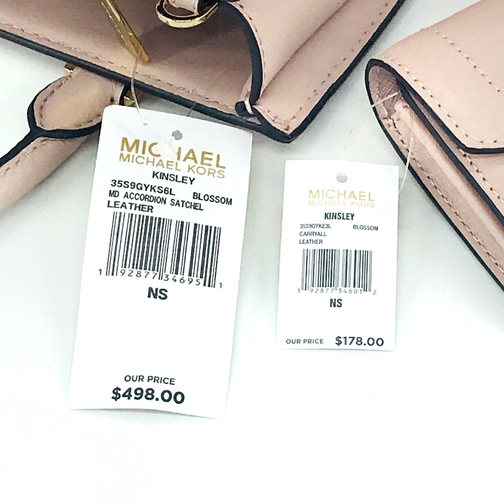2PCS Michael Kors Kinsley Accordion Satchel Wallet - Picture 8 of 8